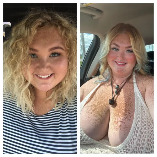 me at 19 and me at 27 😛 i get cuter every year 💘 by kaitfreckles97