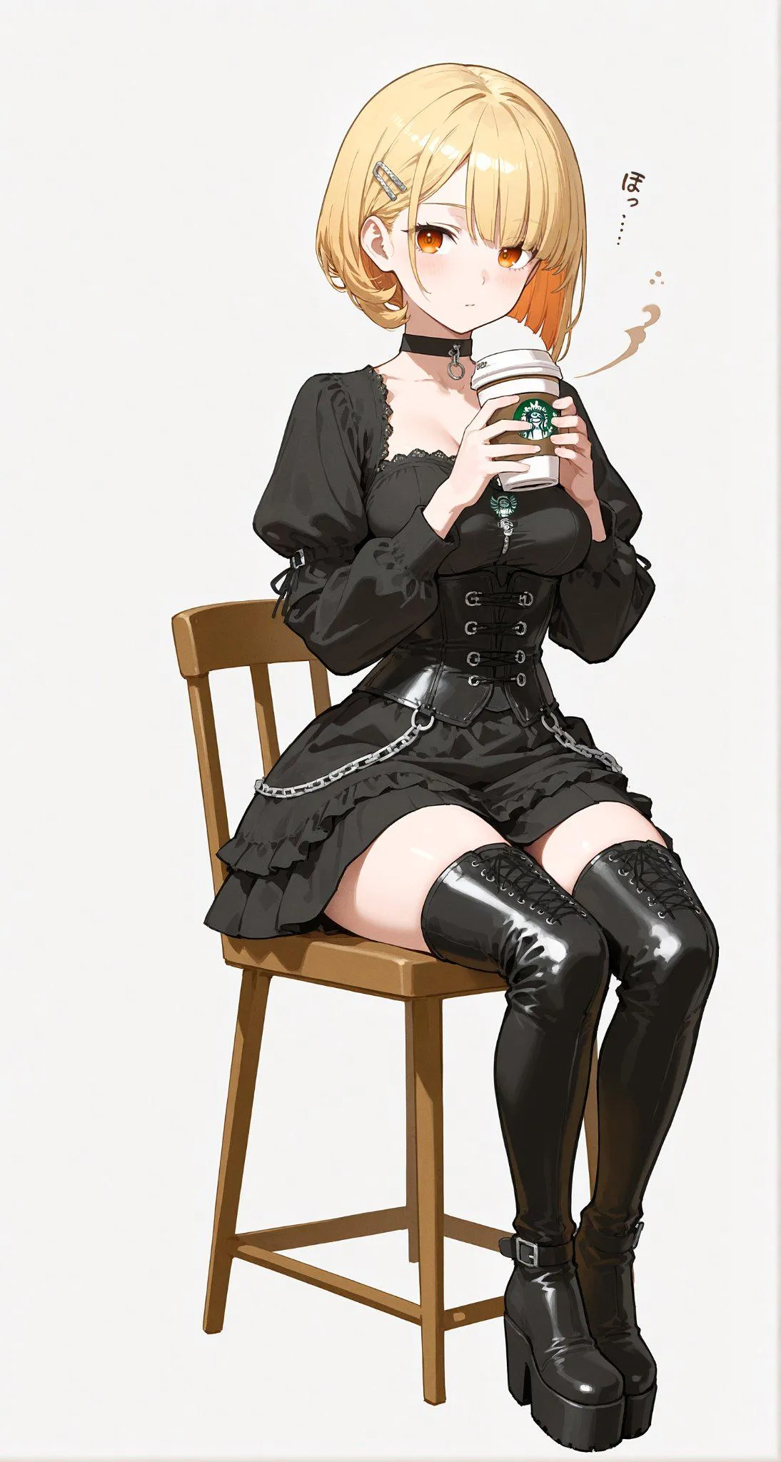 Starbucks Goth Girl posted by CheetahSperm18