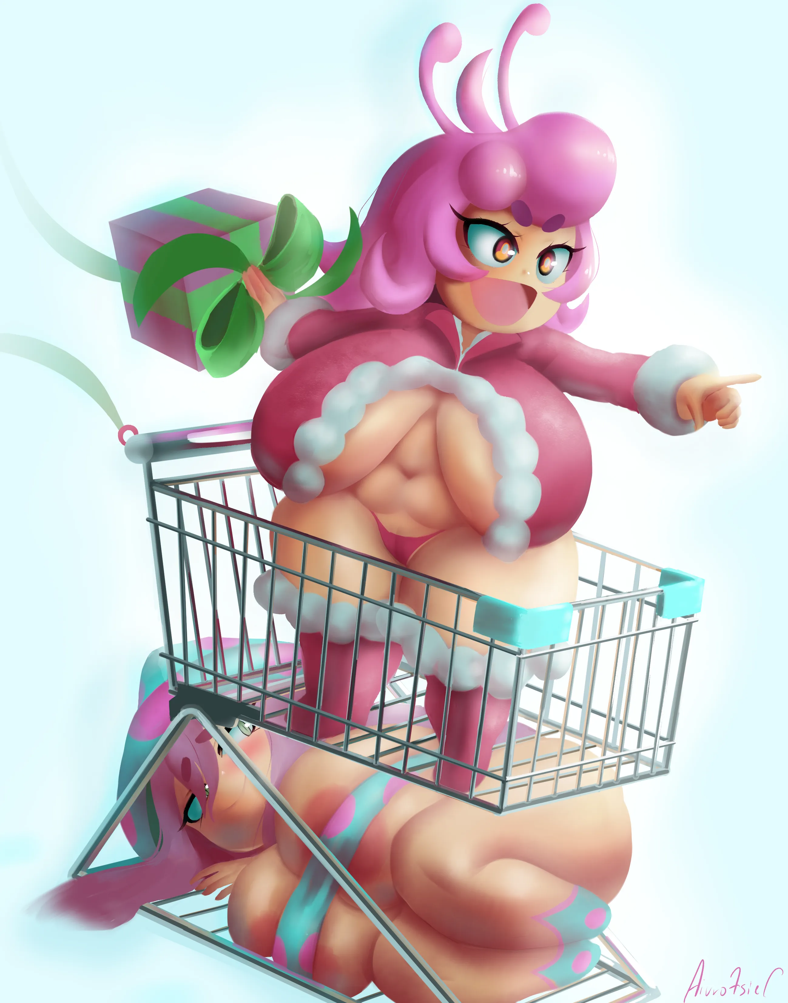 Bnuy and Shroom Xmas posted by Aivrotsiel