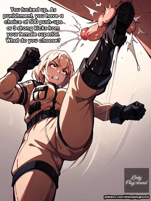 FIRST DAY IN THE FENDOM INFANTRY REGIMENT [AI] [CAPTION] by Kinky_Playground