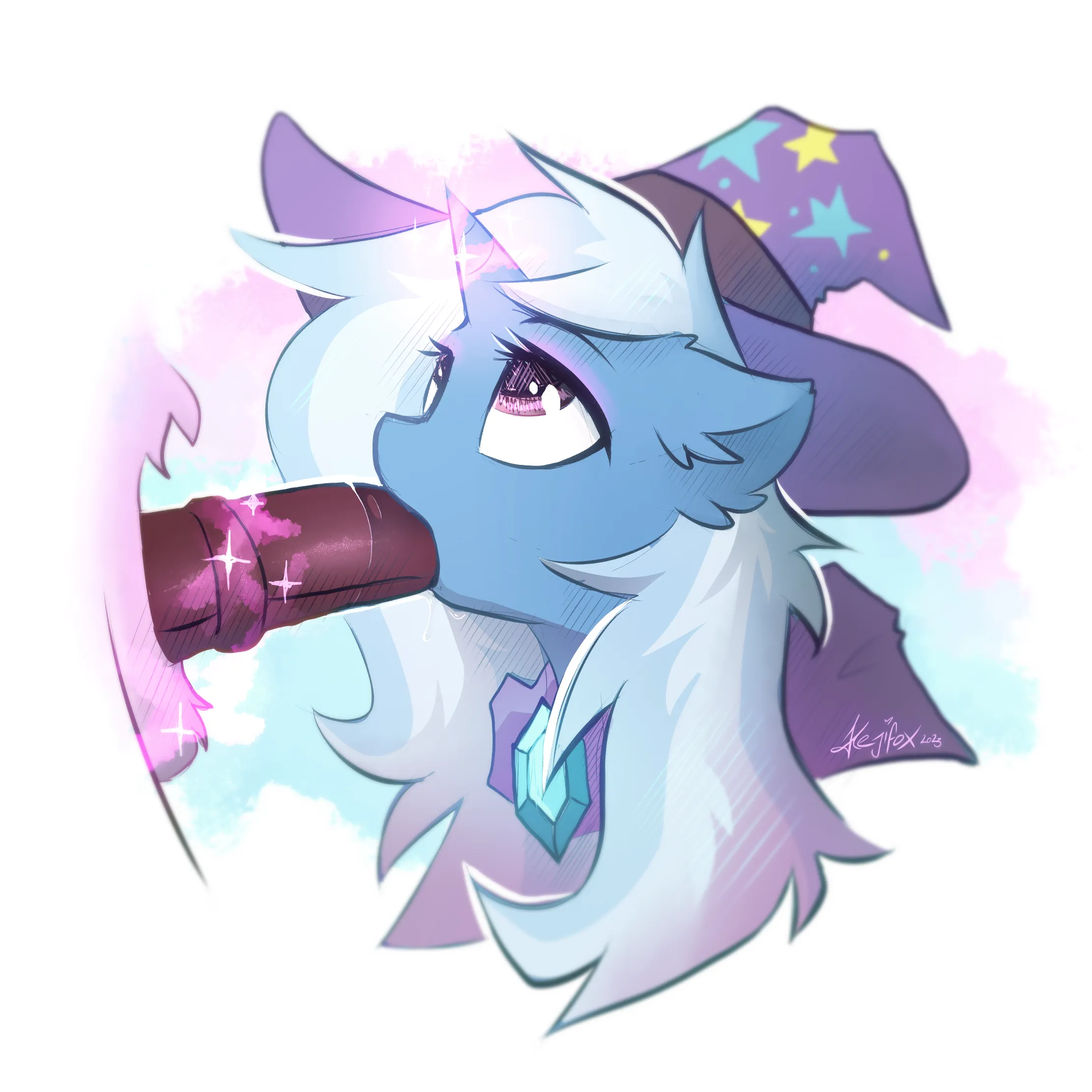 Happy Hearts and Hooves Day from the great and powerful Trixie~ (Sergkz) posted by heisenstuff