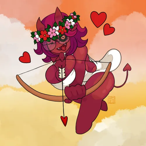 Happy Valentine's Day 2025 [Irena Succubus OC] (Owlyn) by 0wlyn