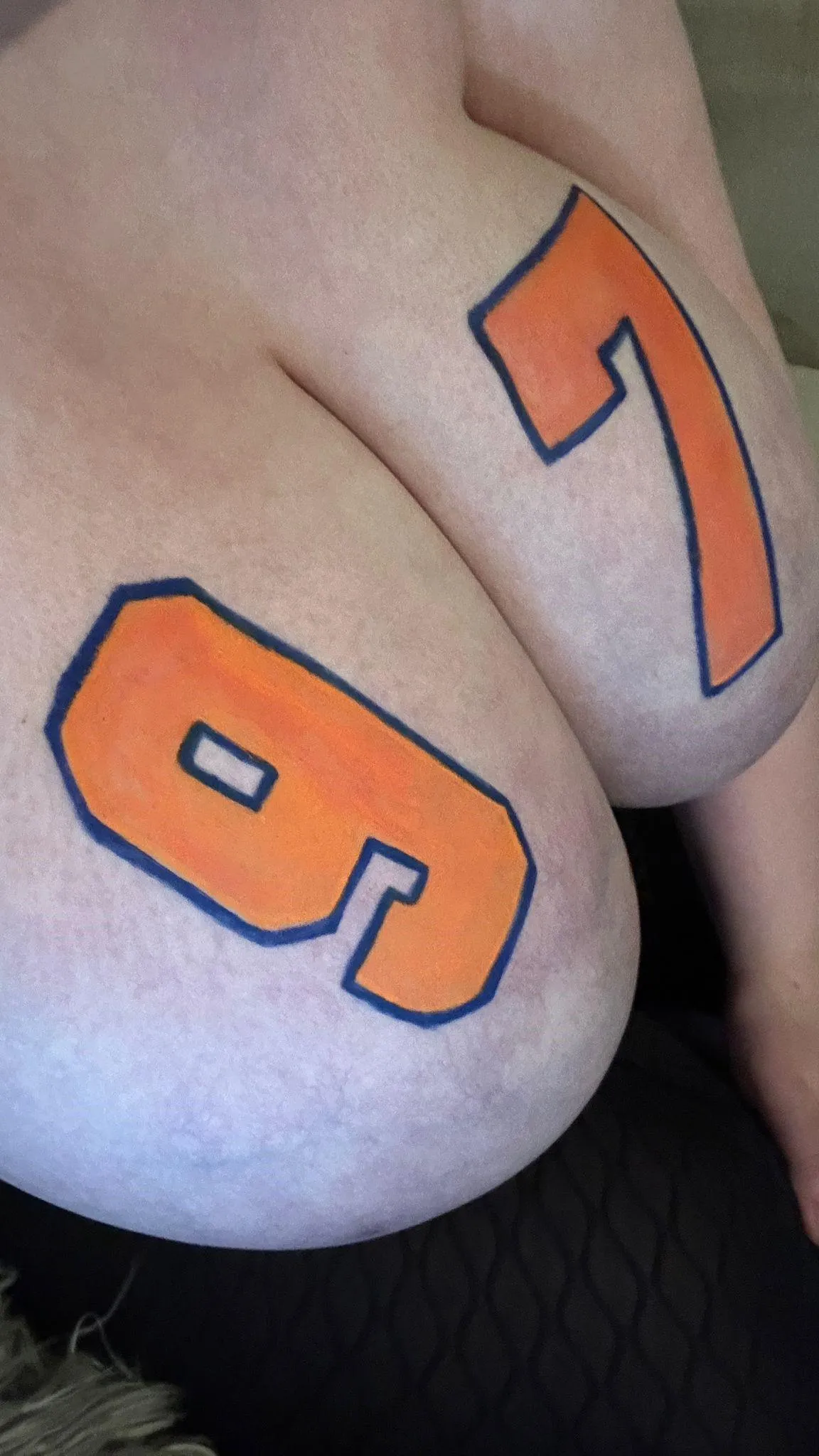 My boobs take the whole screen, hope thats ok posted by The_32M_Queen