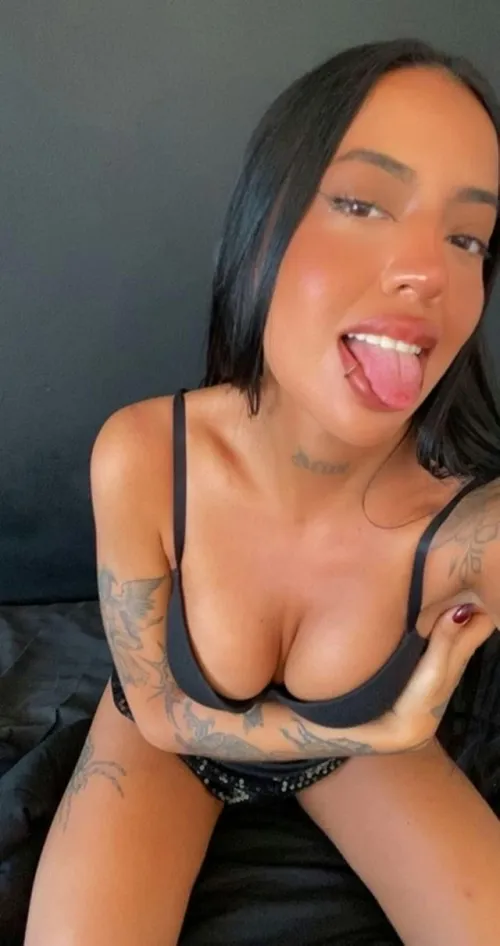 My tongue is so ready to lick your toy and swallow all your cum. by SkyWandaPink
