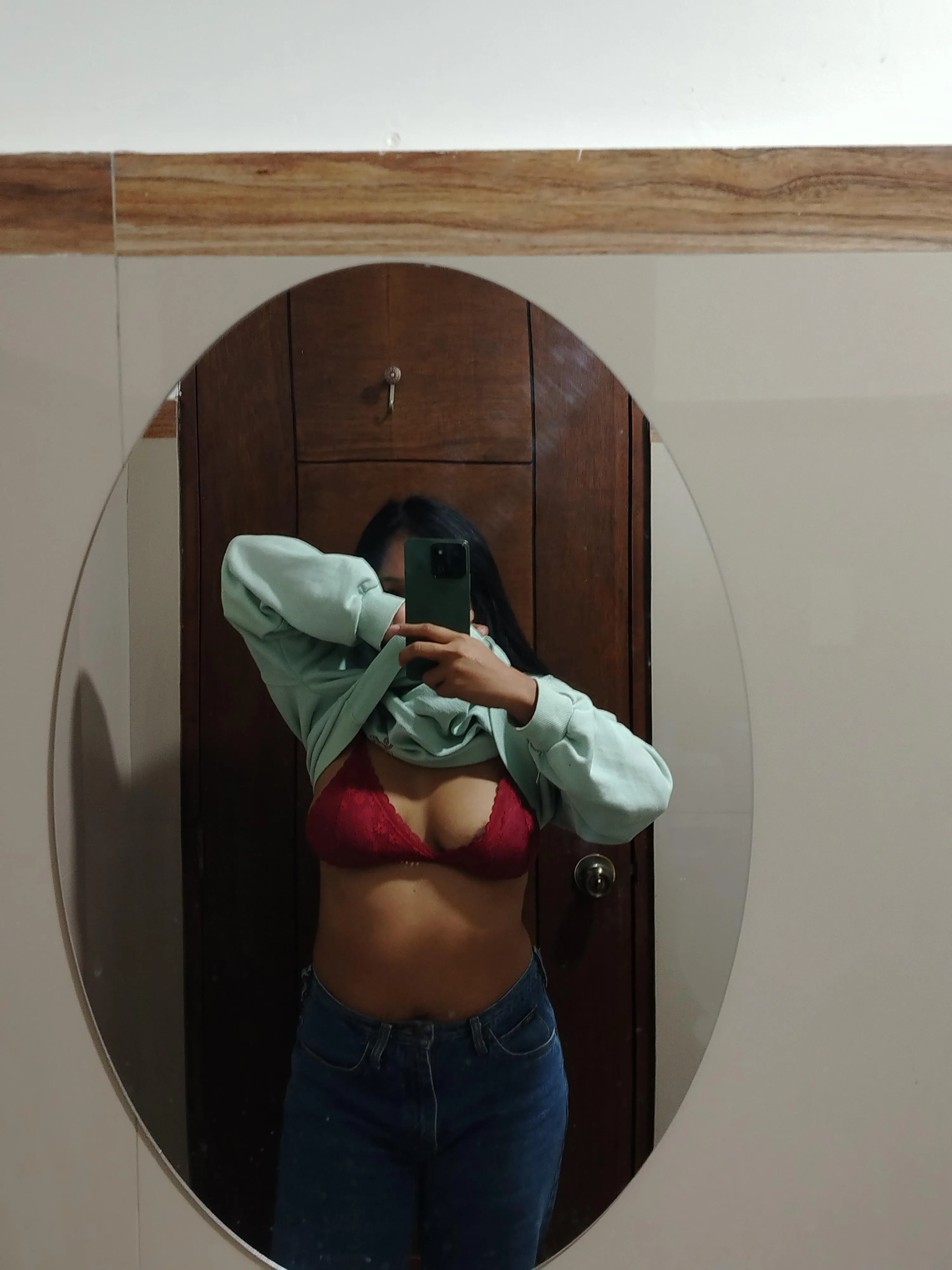 Red for valentines day 💗 (f) posted by submissivehotmomma