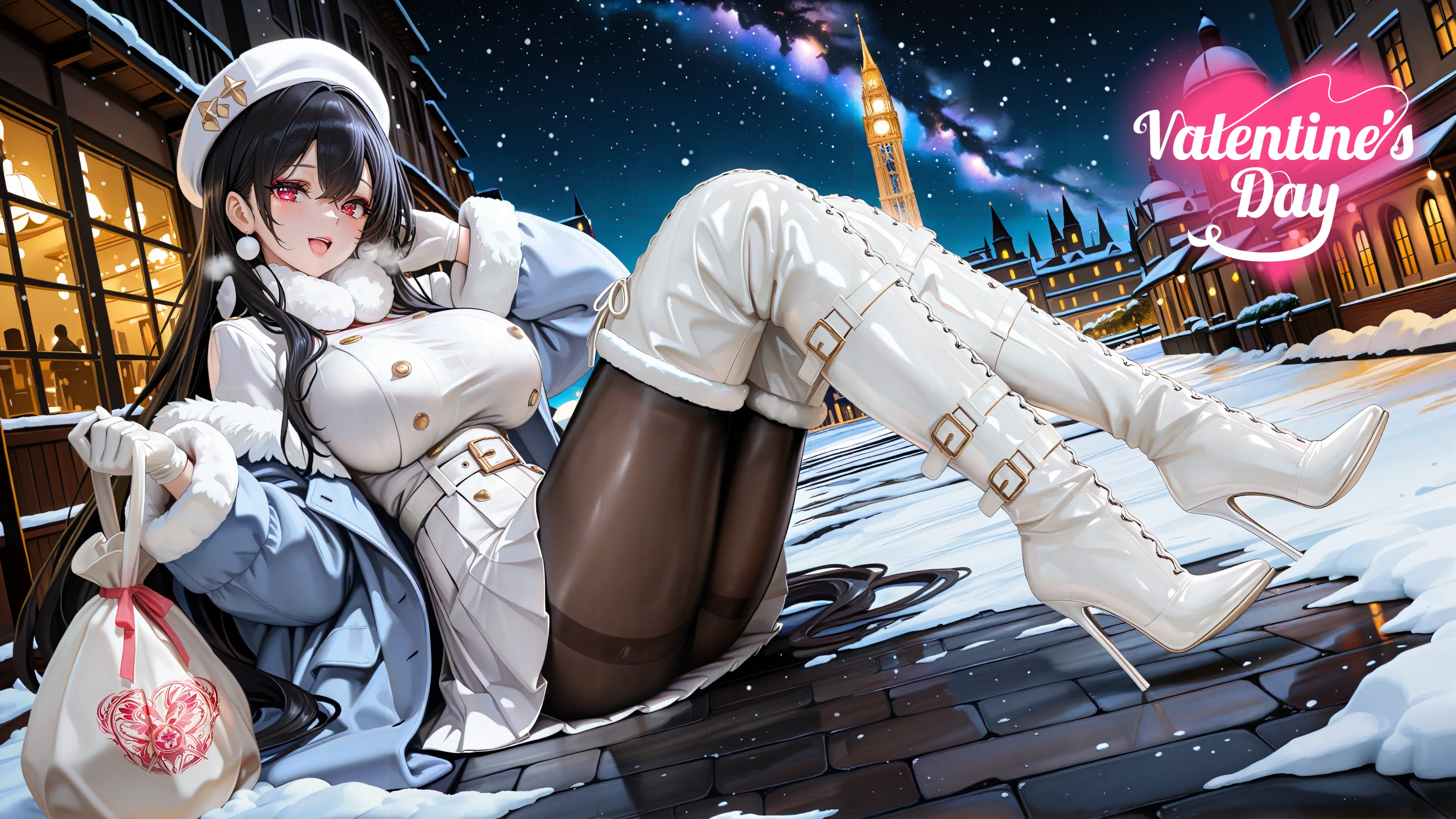 Snowy Valentine's Day posted by CheetahSperm18