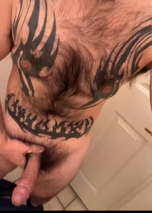 Hairy, inked and hung by DietCokeGymDonuts
