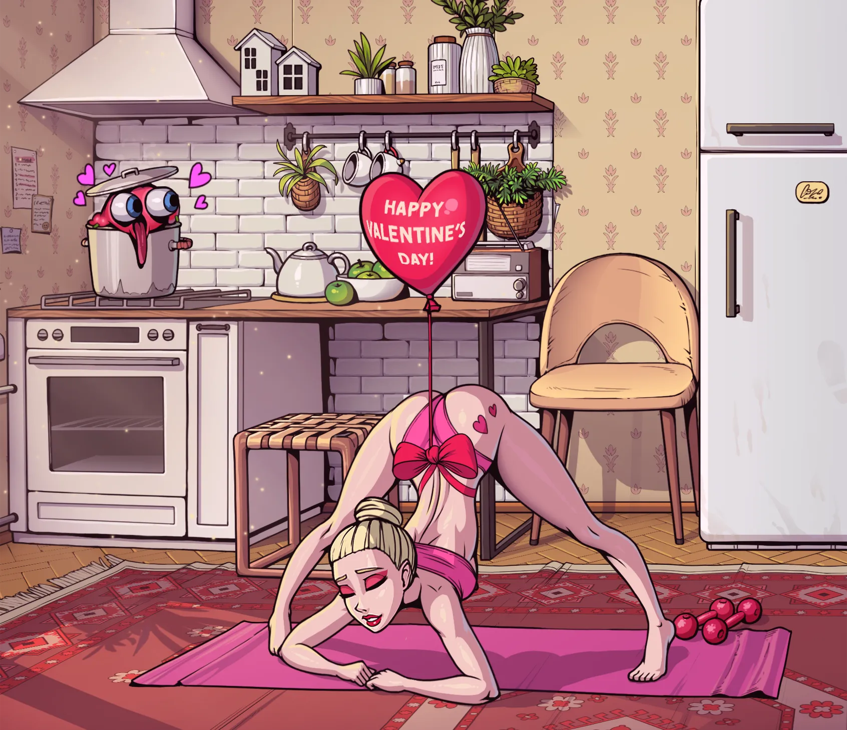 Happy Valentine’s Day! I wish your heart to always be filled with happiness, and your bowl to always have your favorite soup! [Souper game] posted by Admirable_Sorbet9089