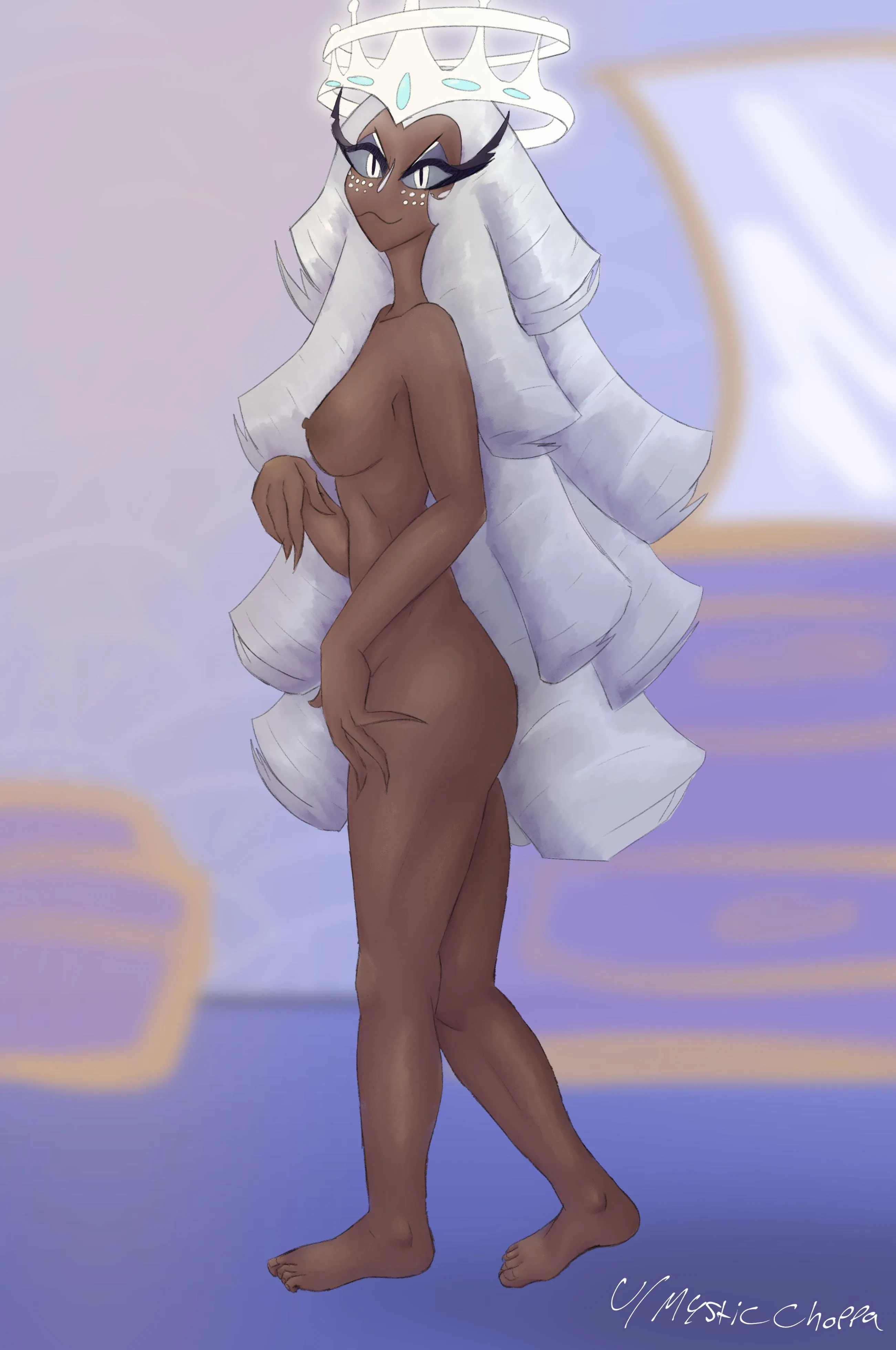 I drew Sera naked since she doesn't have much accurate art posted by MysticChoppa