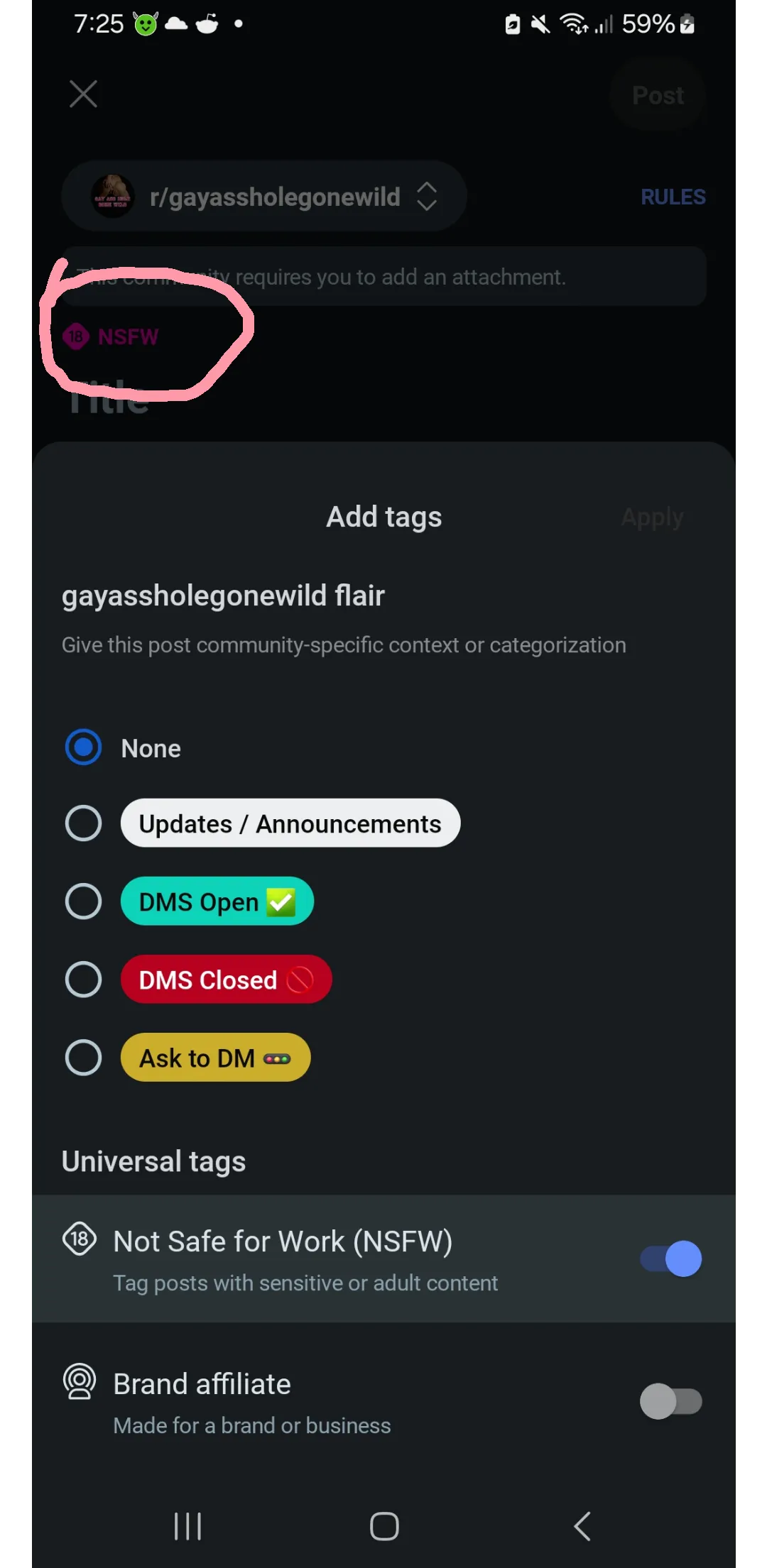 Age 34 - Adding Tags to Post  posted by [deleted]