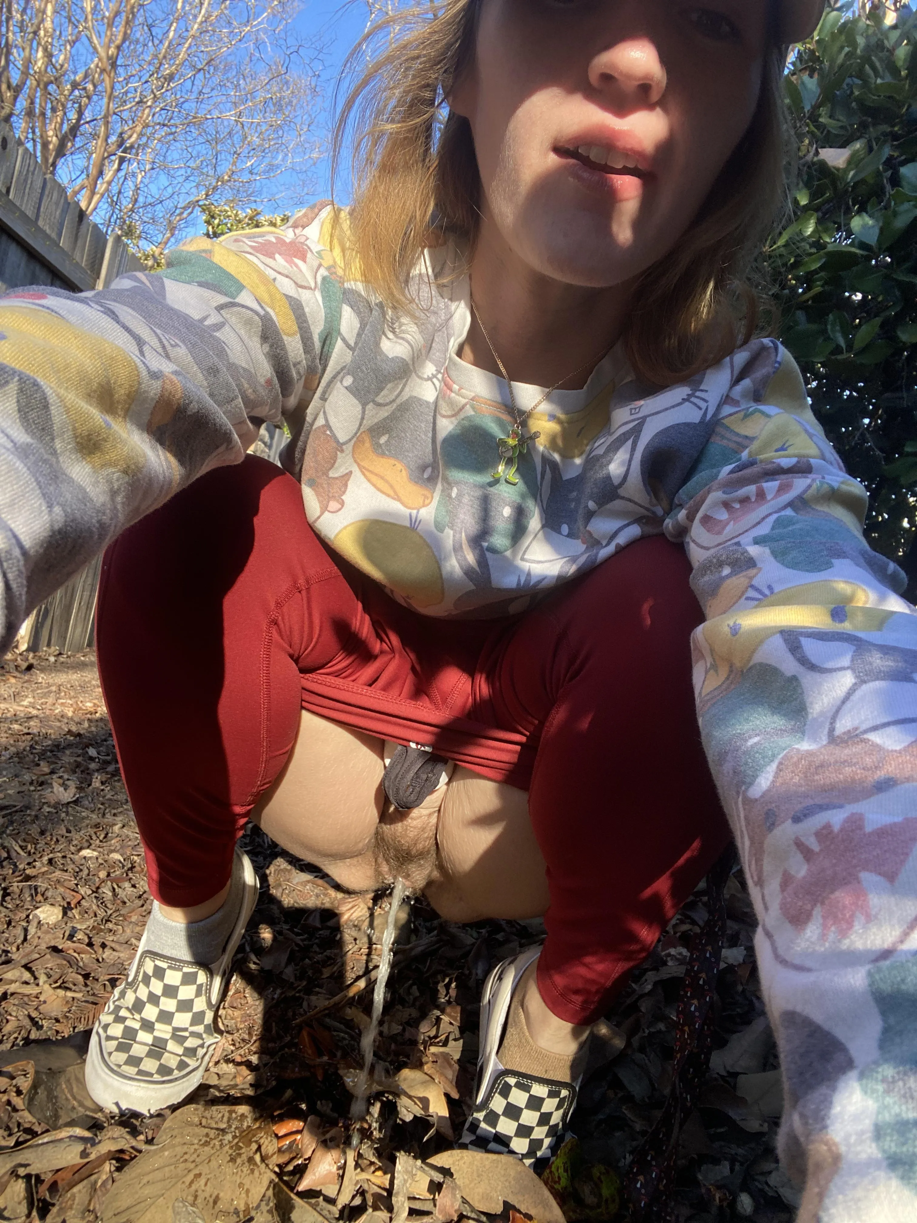 Got some pee on my vans 😈 posted by SpitInMyMouth420_