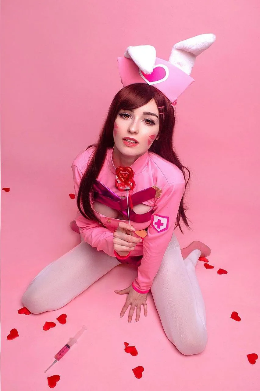 Happy Valentine's Day ! Dva from Overwatch by Axilirator posted by Axilirator_Cosplay