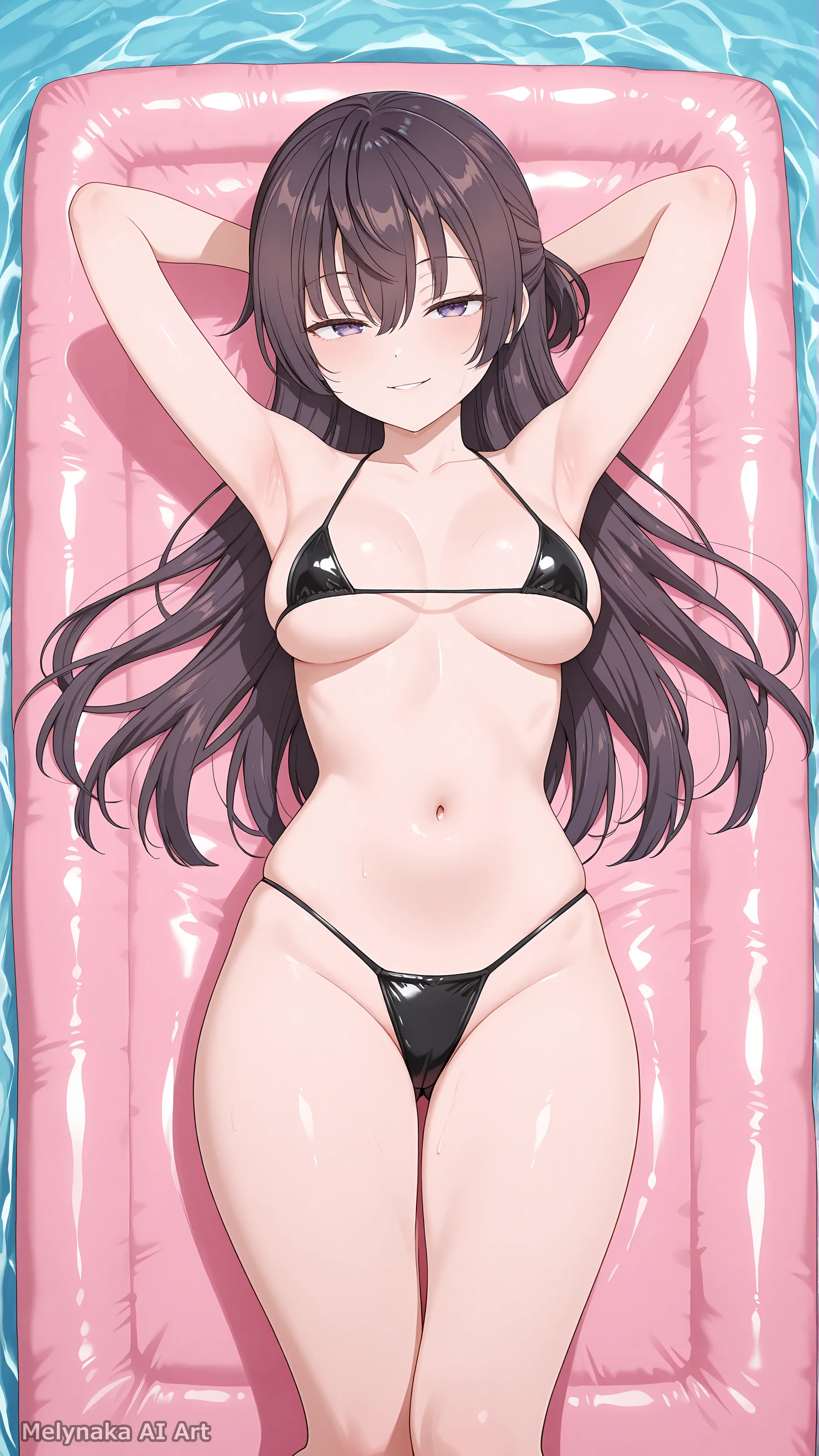 I'd join Yuki in the pool [Roshidere] posted by Melynaka_AI_Art