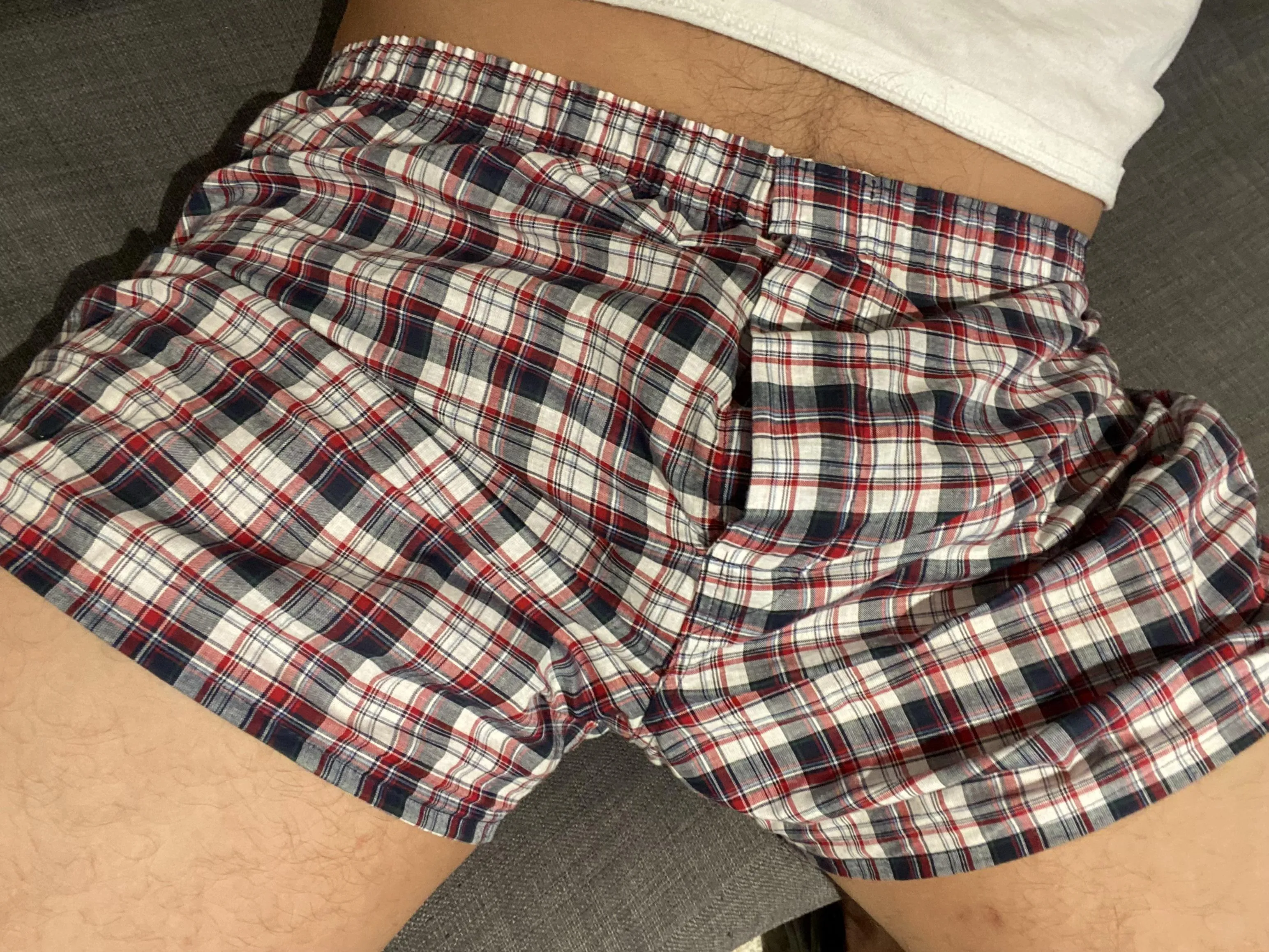 Love hanging around the house in my boxers all day 🥱💤 posted by Alex58416154