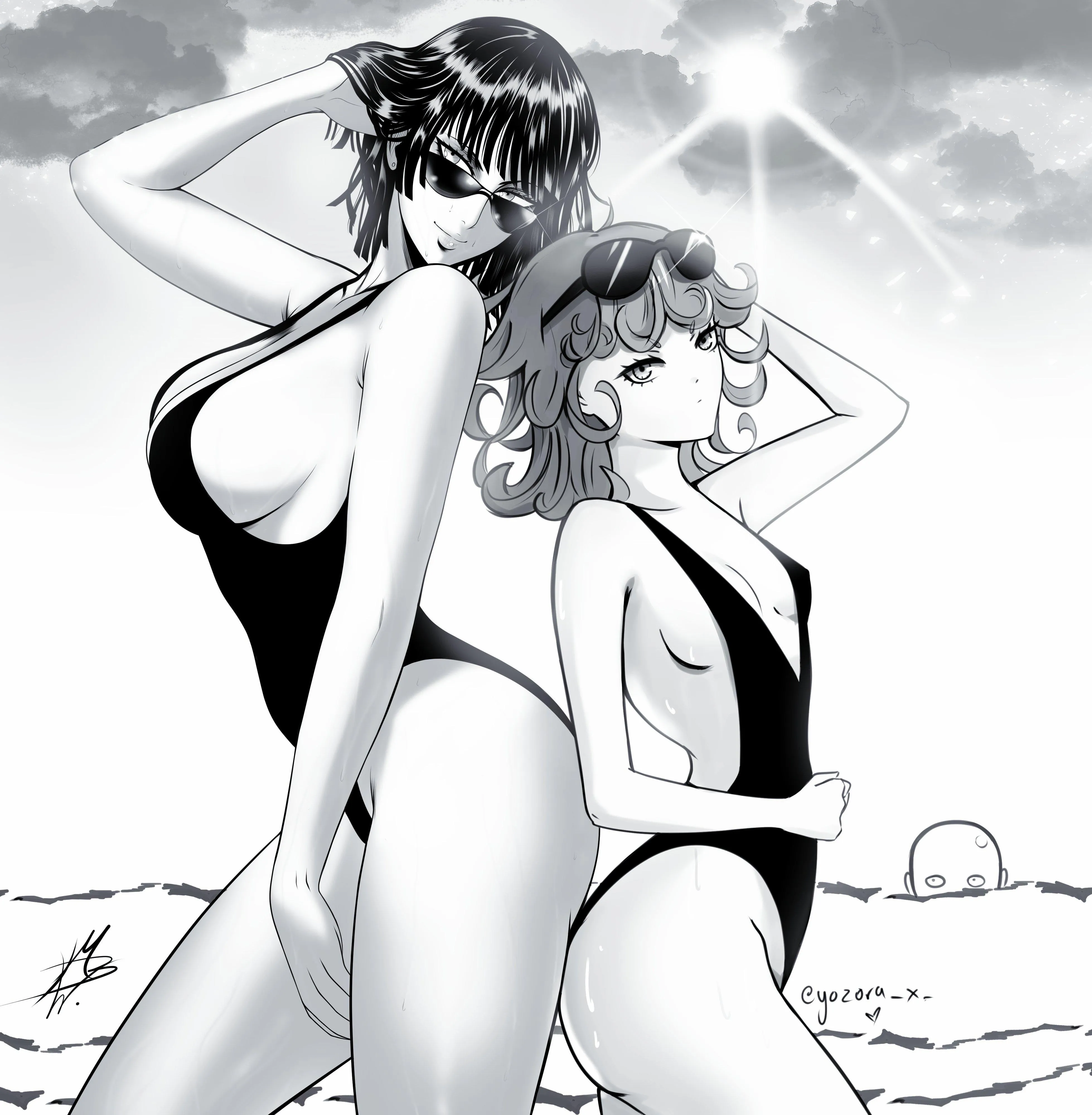 Tatsumaki and Fubuki (Wyatt) posted by KrazyK1989
