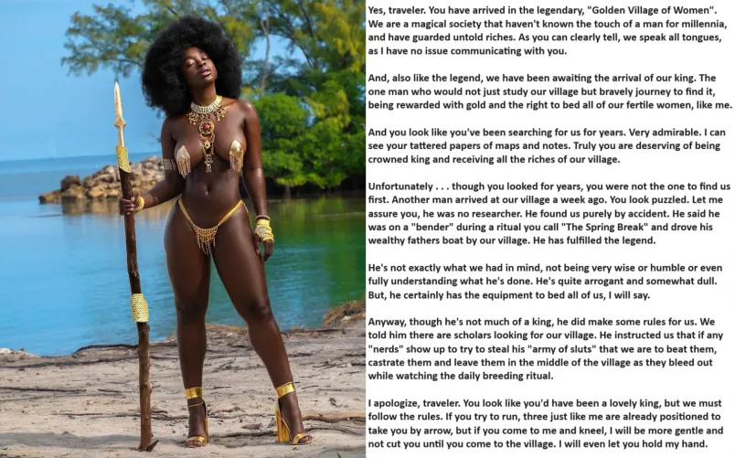 The Golden Village of Women [DeviantArt: LadyOfGifts - ImageFap: LilyOfGifts - both empty for now] by LadyOfGifts