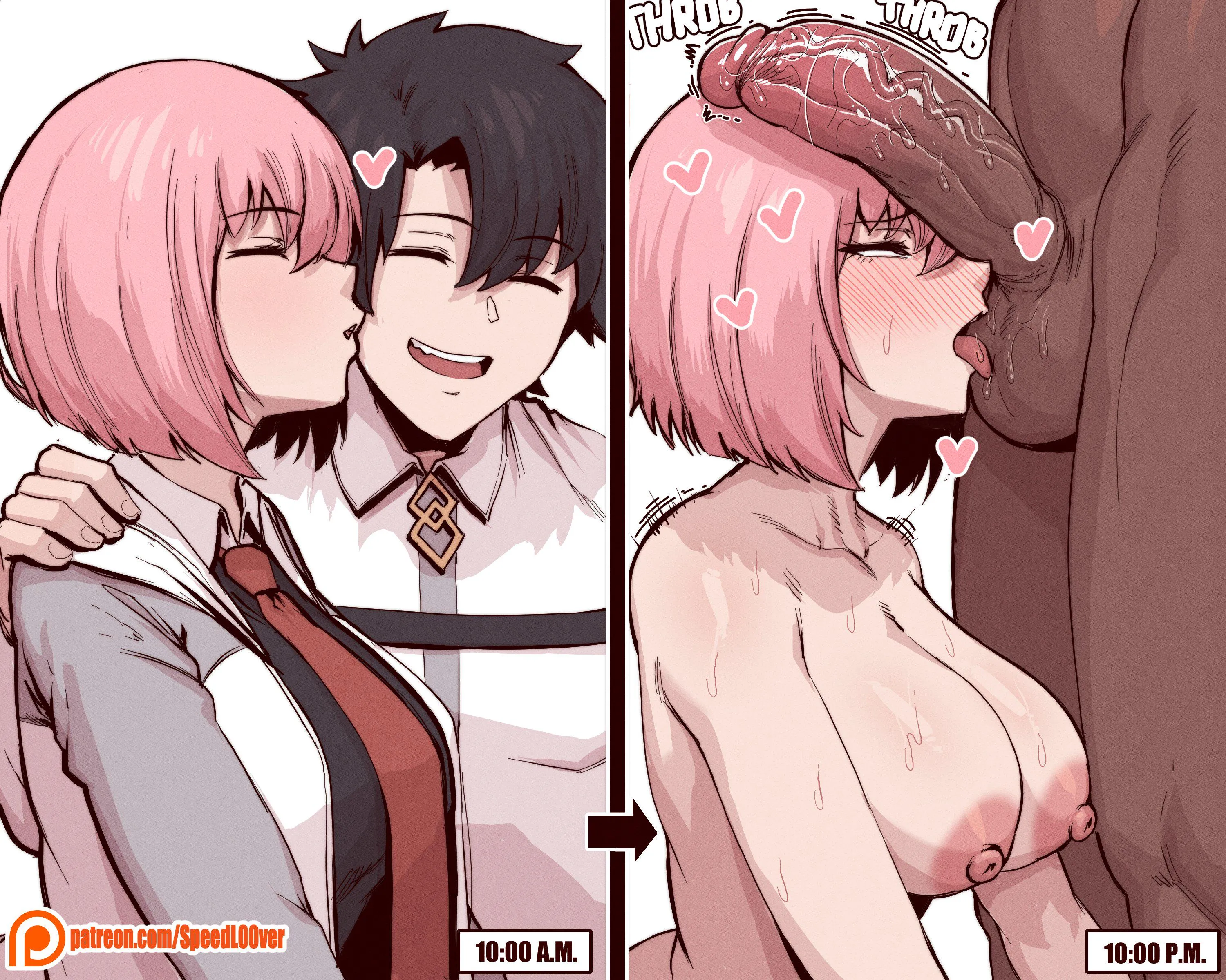 Valentine's kiss - day vs night (speedl00ver) posted by CoomerZone-X