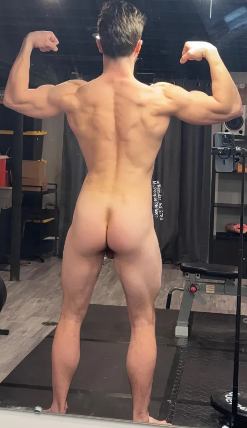 Who doesn't love a naked workout pic? by Regular_Ad_2783