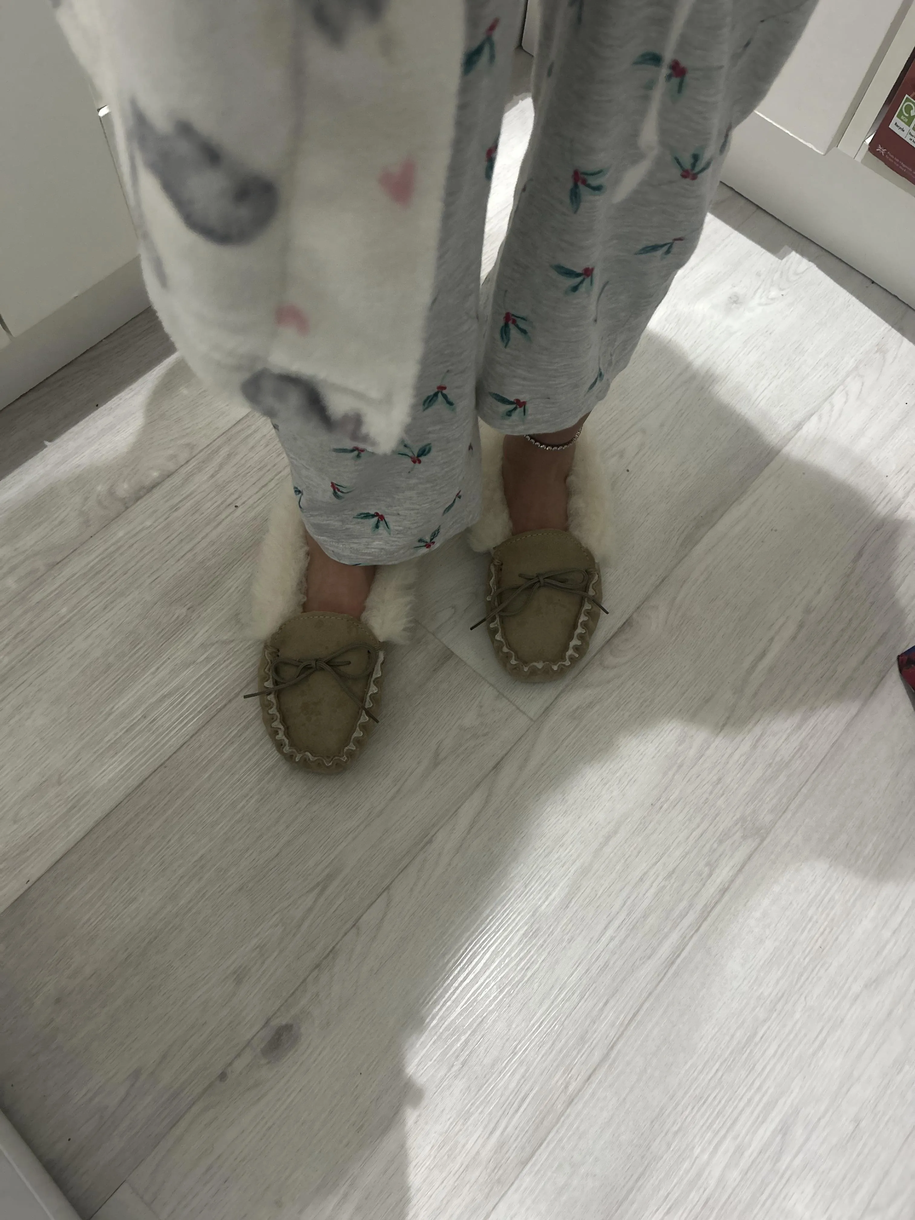 Fuzzy moccasins posted by Educational-Yak382