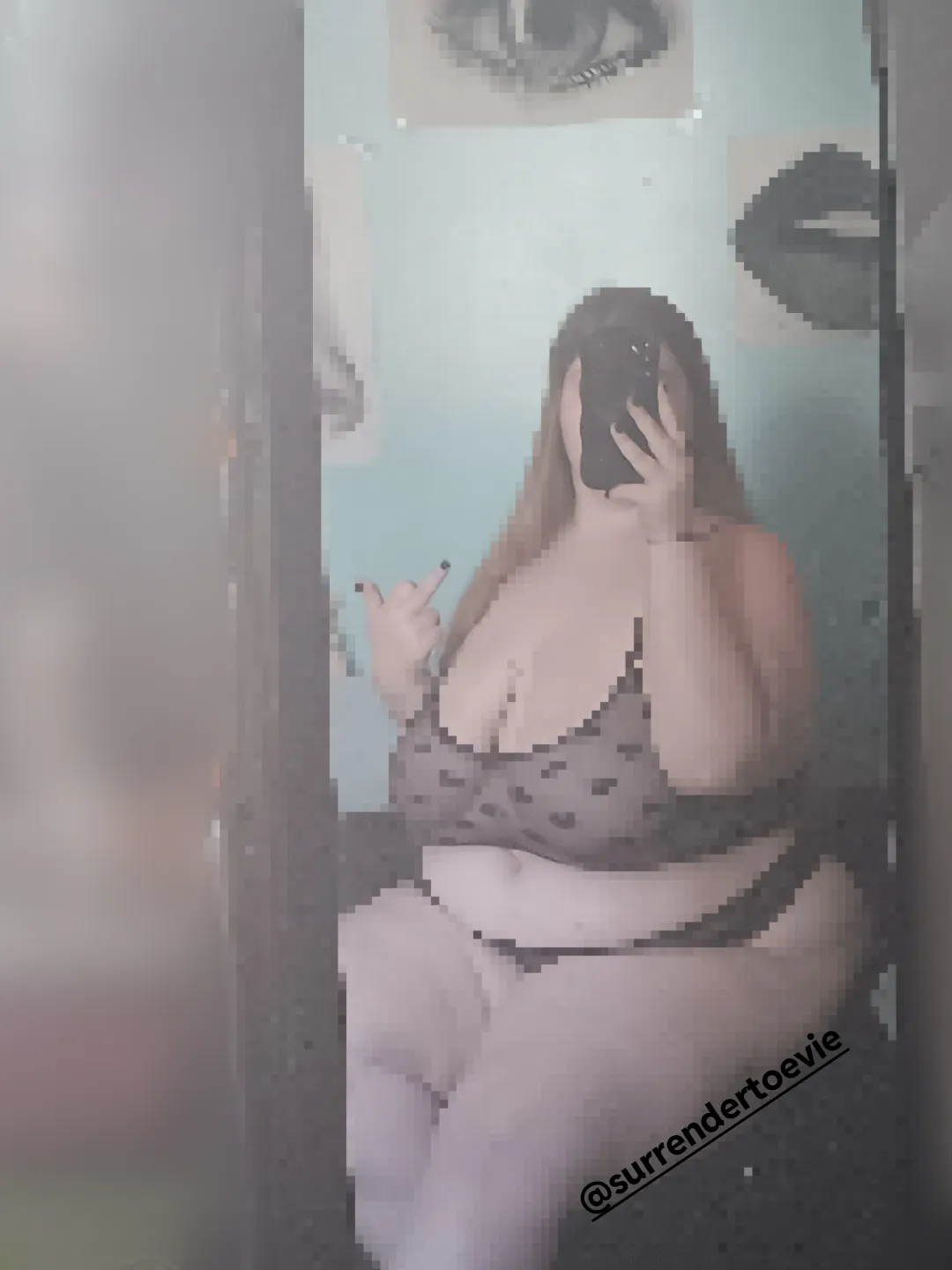 fuck you. you're a weird freak for middle fingers. posted by SurrenderToEvie