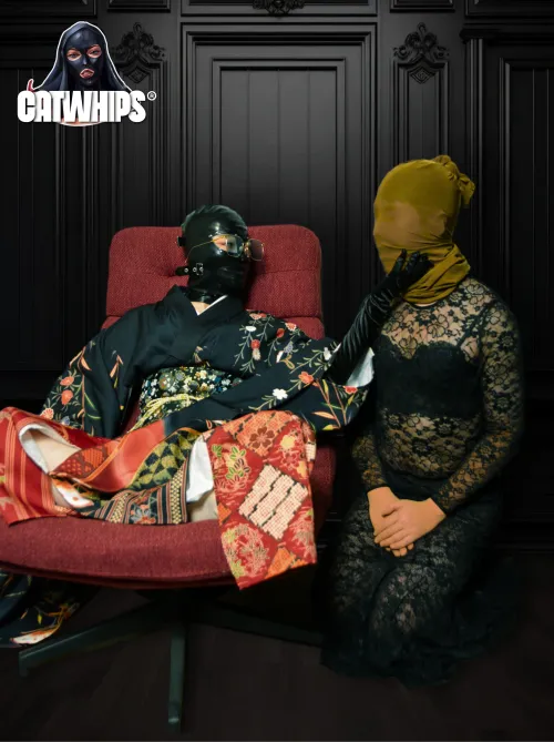 He loves that, do you? how do you play with your partner by catwhips