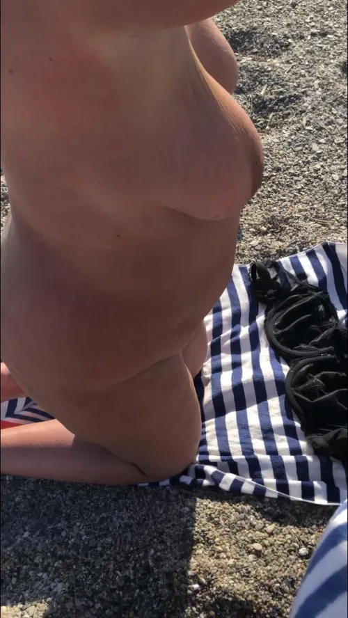 Just on my knees naked by lady38DD