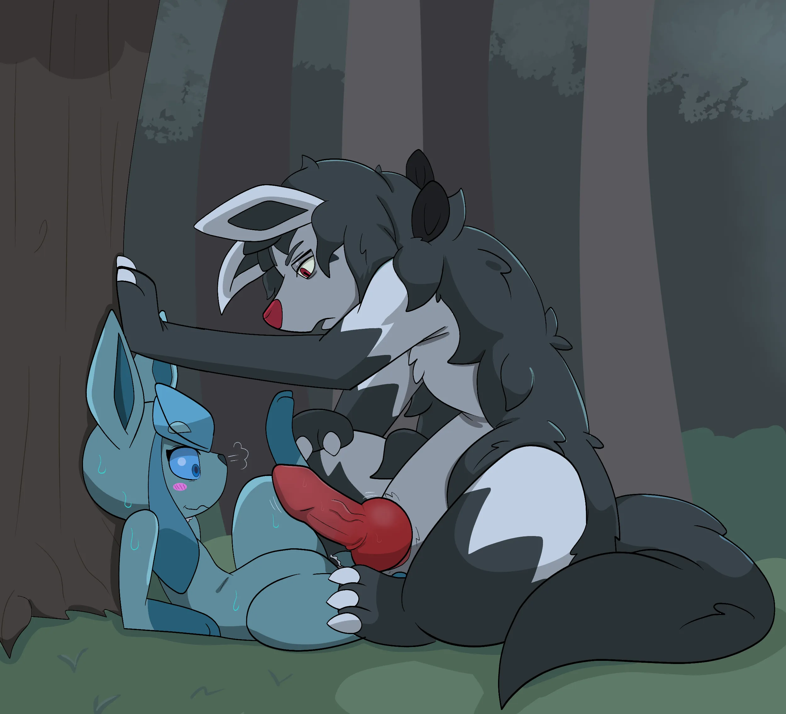 Looks like Bow and Yumi are going to make those eevee kids that Sera wanted after all....... [M/F] (blackravebow) posted by TheDarkLordScaryman