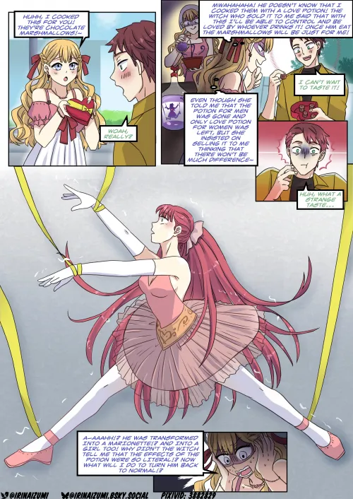 Love Potion (TG / Dollification / marionette TF) by LoudContract2700