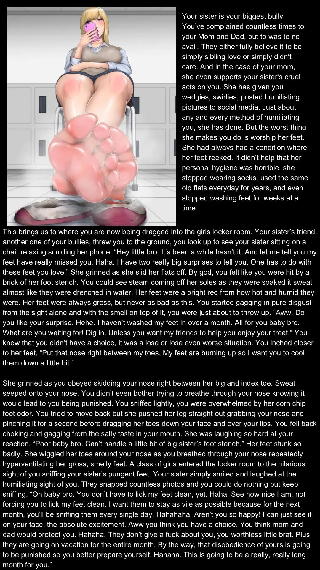 Sister bullies you[Feet] posted by jackandjill16