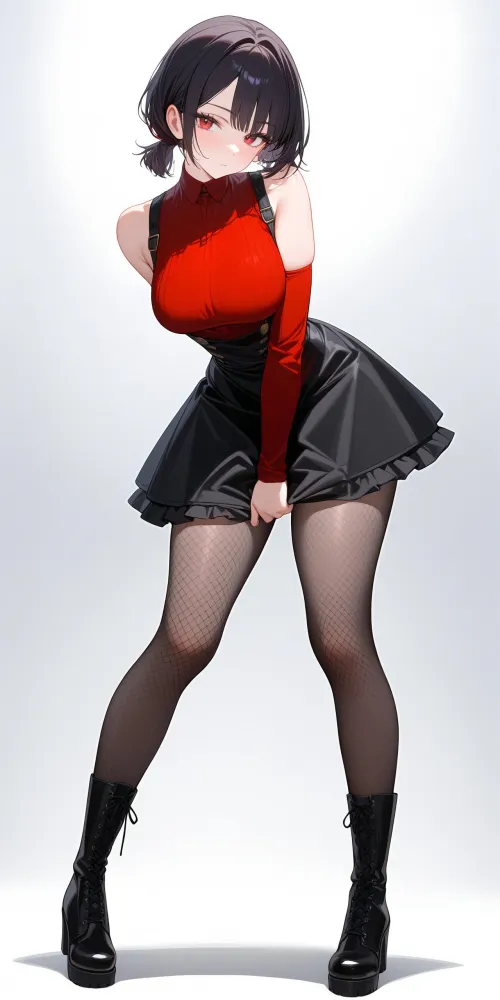 Tights & Combat Boots by CheetahSperm18