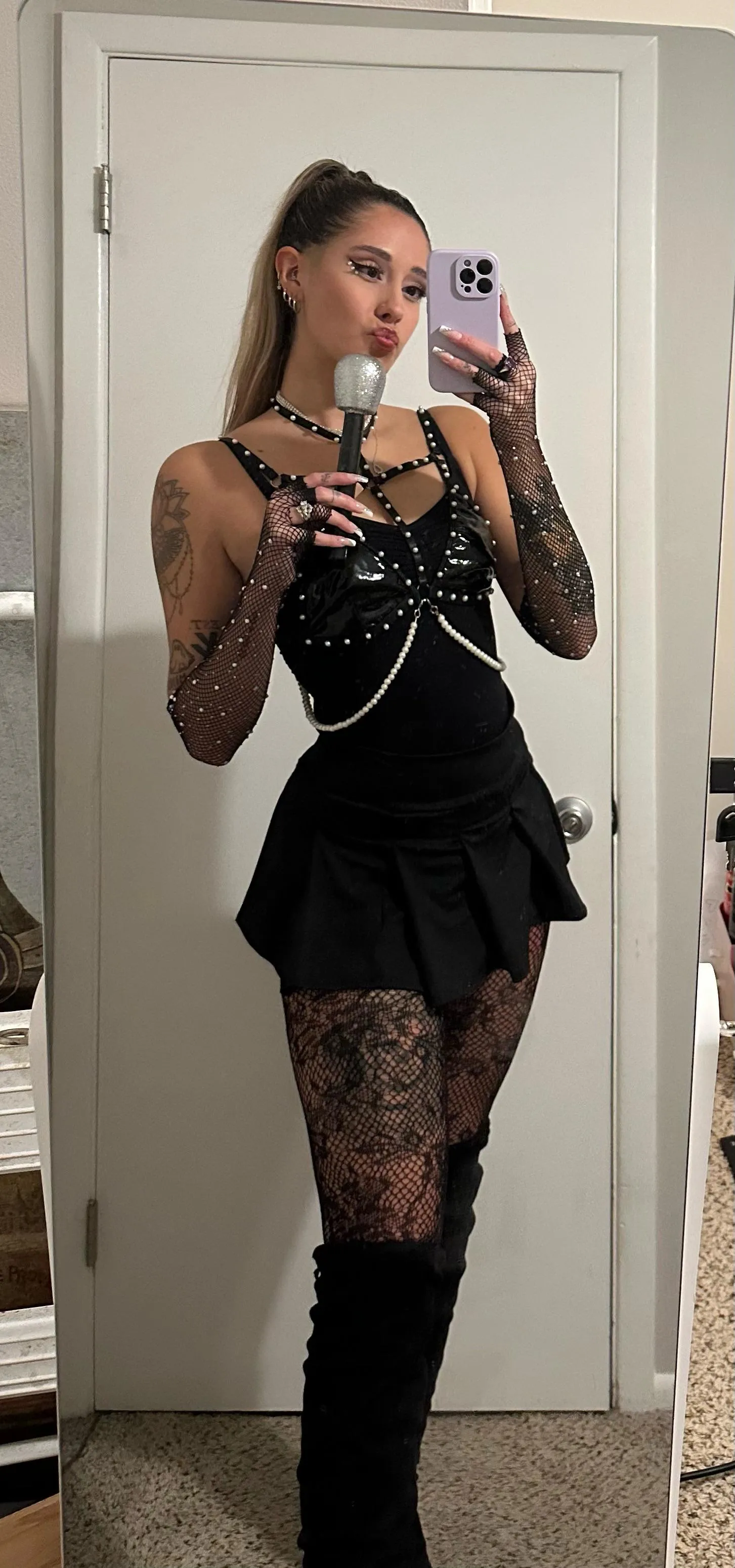 Iconic ponytail posted by arianaventi86