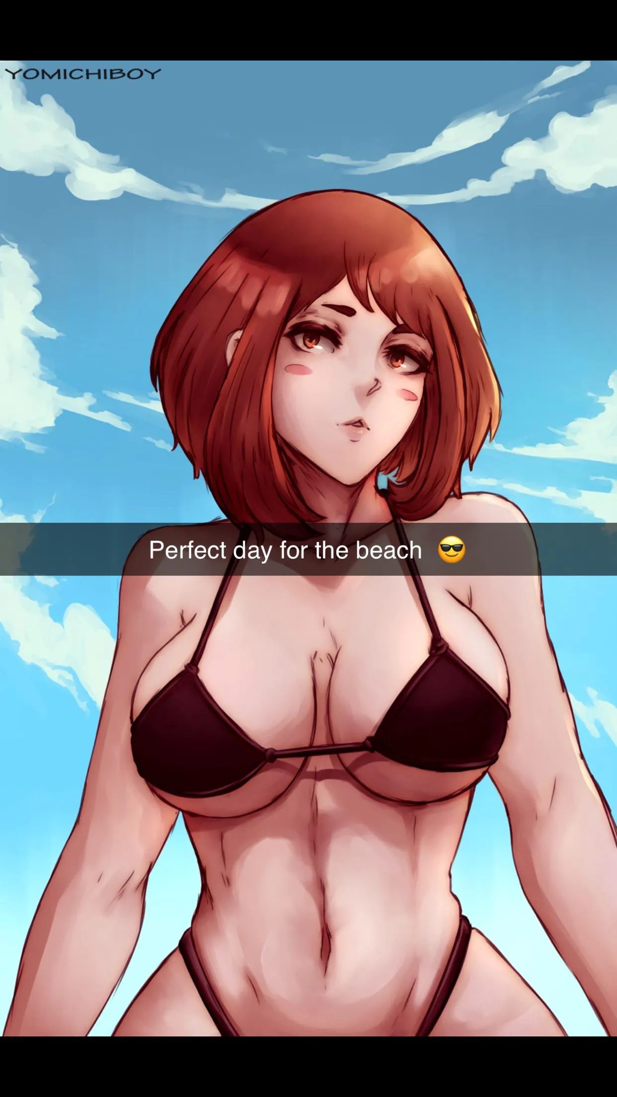 Ochako’s Snapchat #13 [YOMICHIBOY] posted by Here_For_Fun_02
