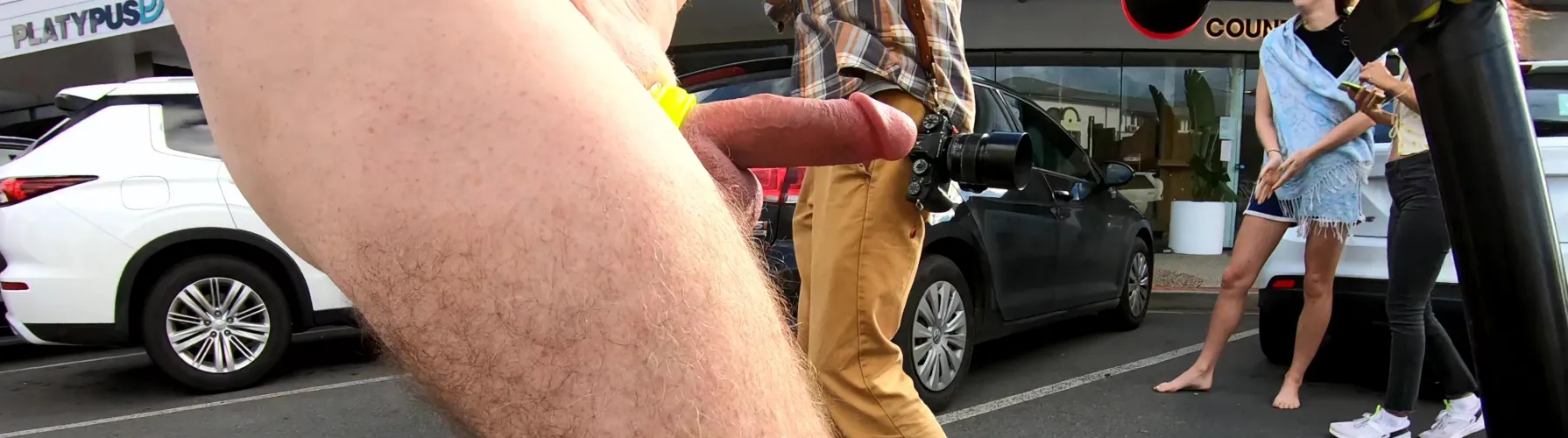 WNBR Byron Bay public erection - boner enjoying some freedom at the naked bike ride by Phlegmaticon