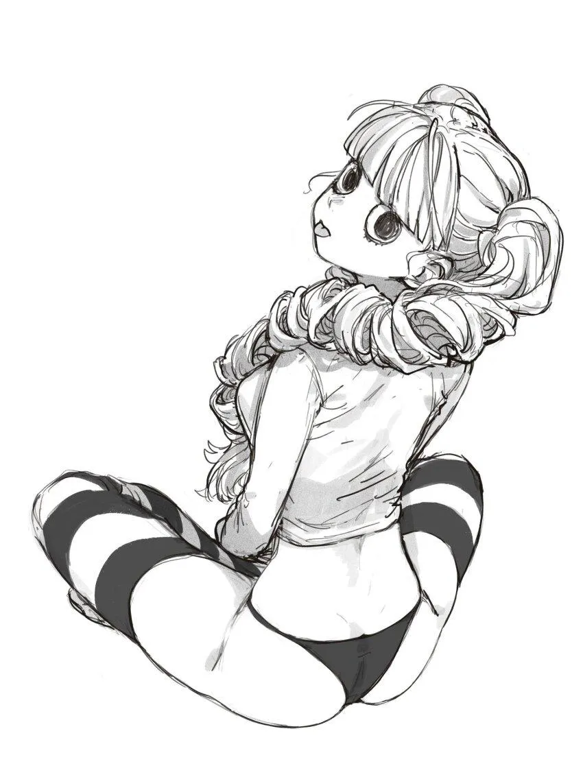 Perona's booty in her panties from behind posted by Zestyclose_Lab9473