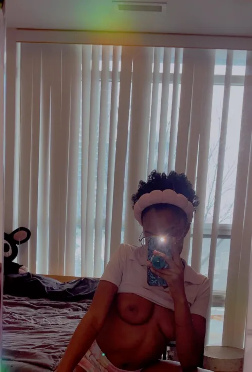 Playing peek a boo with my titties by PurpleCuntPrincess