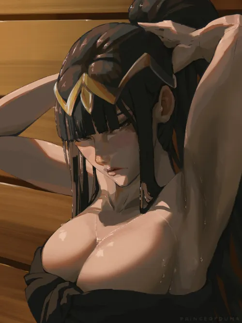Tharja in the sauna [PrinceOfDuma] by PrinceOfDuma