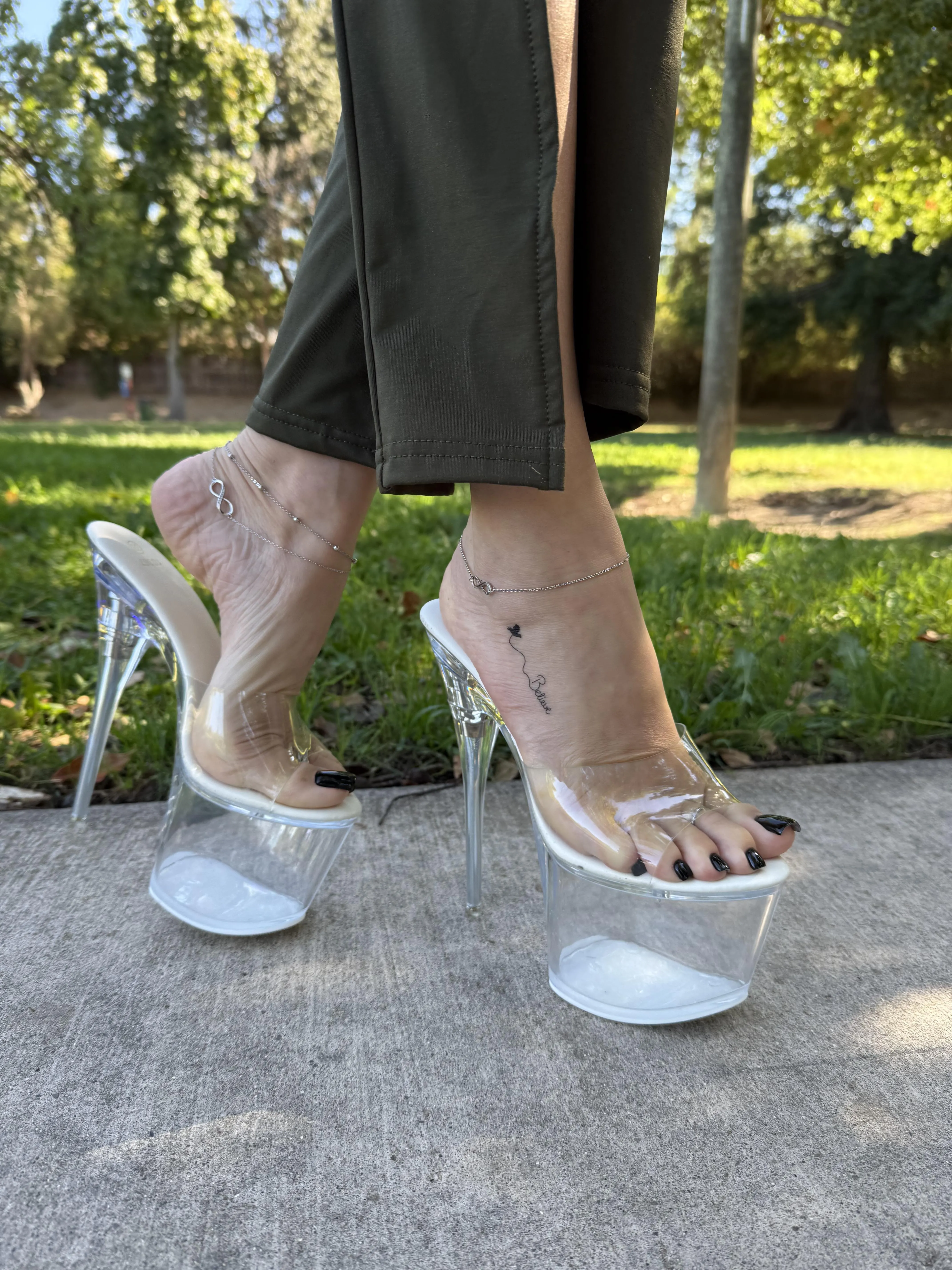 These pleasers are part of my suit today 🥰 posted by missheels07