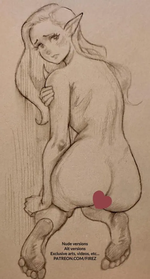 Traditional sketch by me. More in the replies by Firez_hn