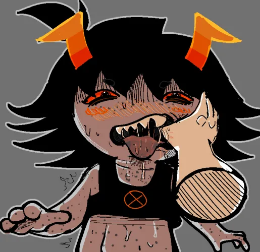Sherbe Mayaka [FANTROLL] getting his mouth stretched by KaboWasTaken