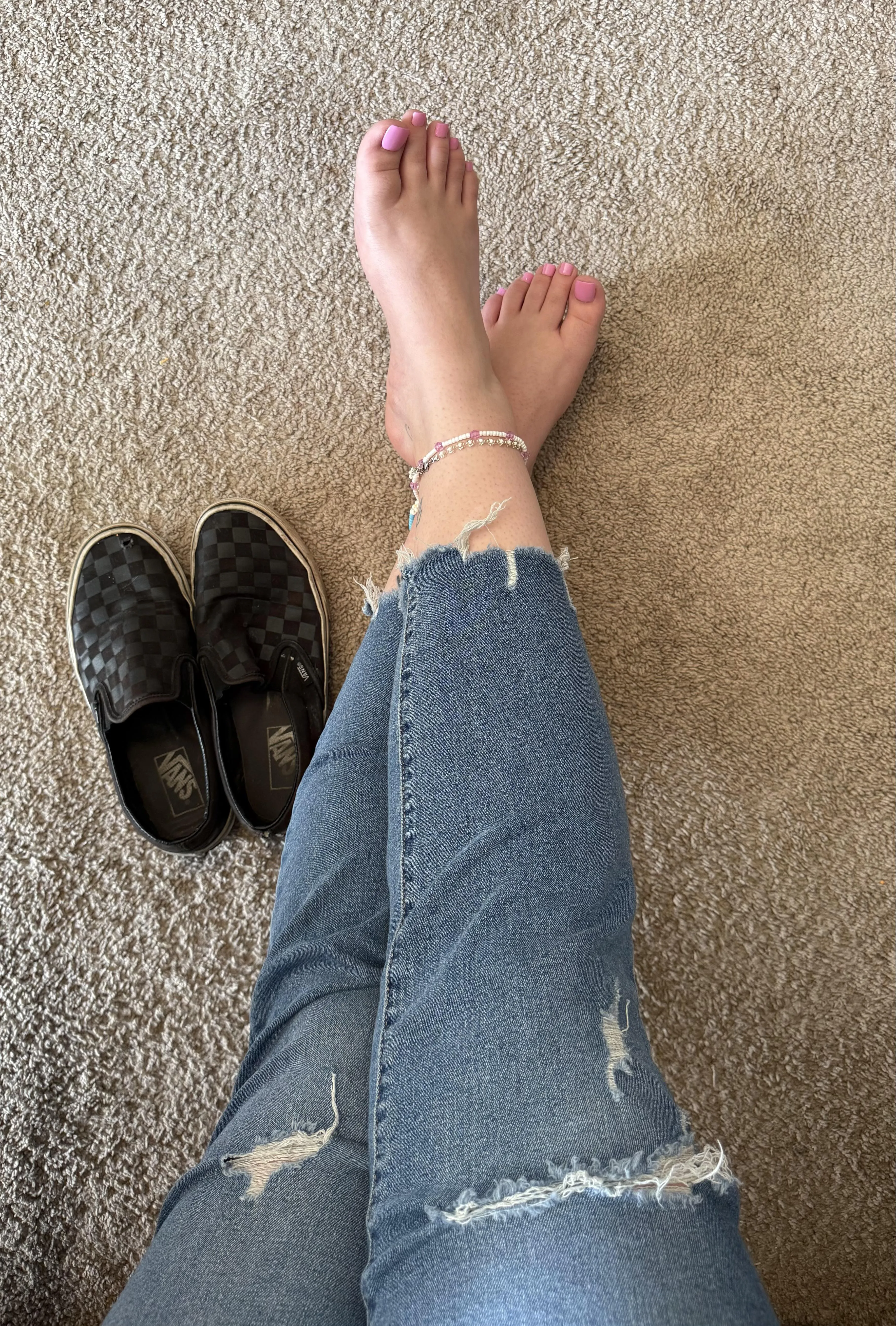 Wore these vans with no socks all day, you know the smell is extra strong right now🤤 posted by Ill_Establishment688