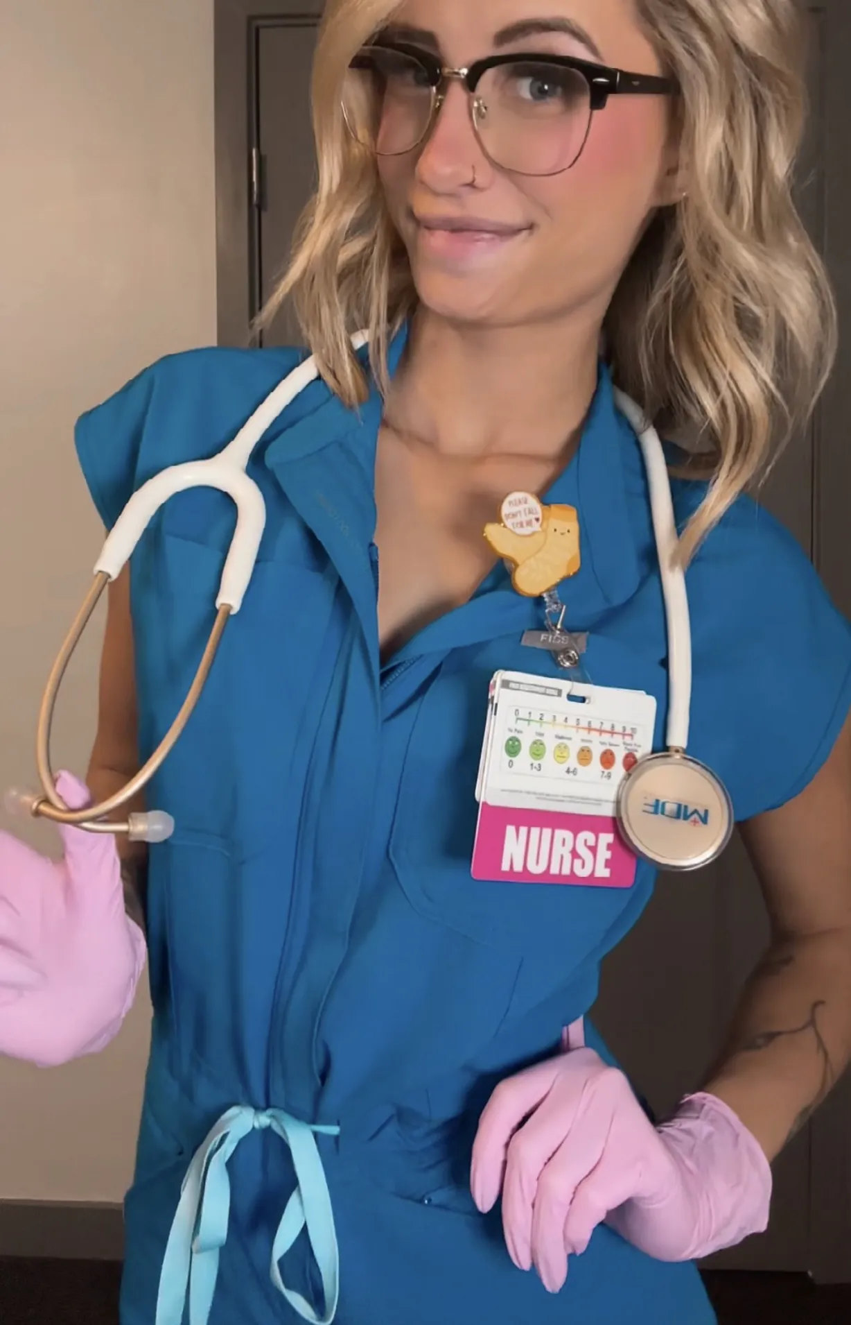Would you ever marry a blonde nurse, yes or no? posted by nurseariaxo