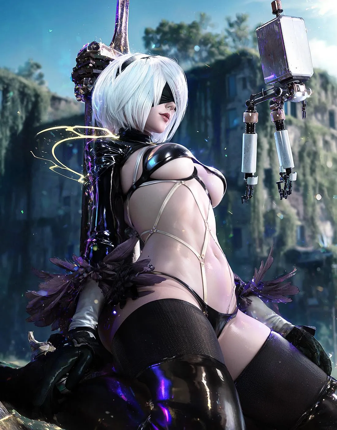 2b (7bdream) [NieR Automata] posted by Cortxna
