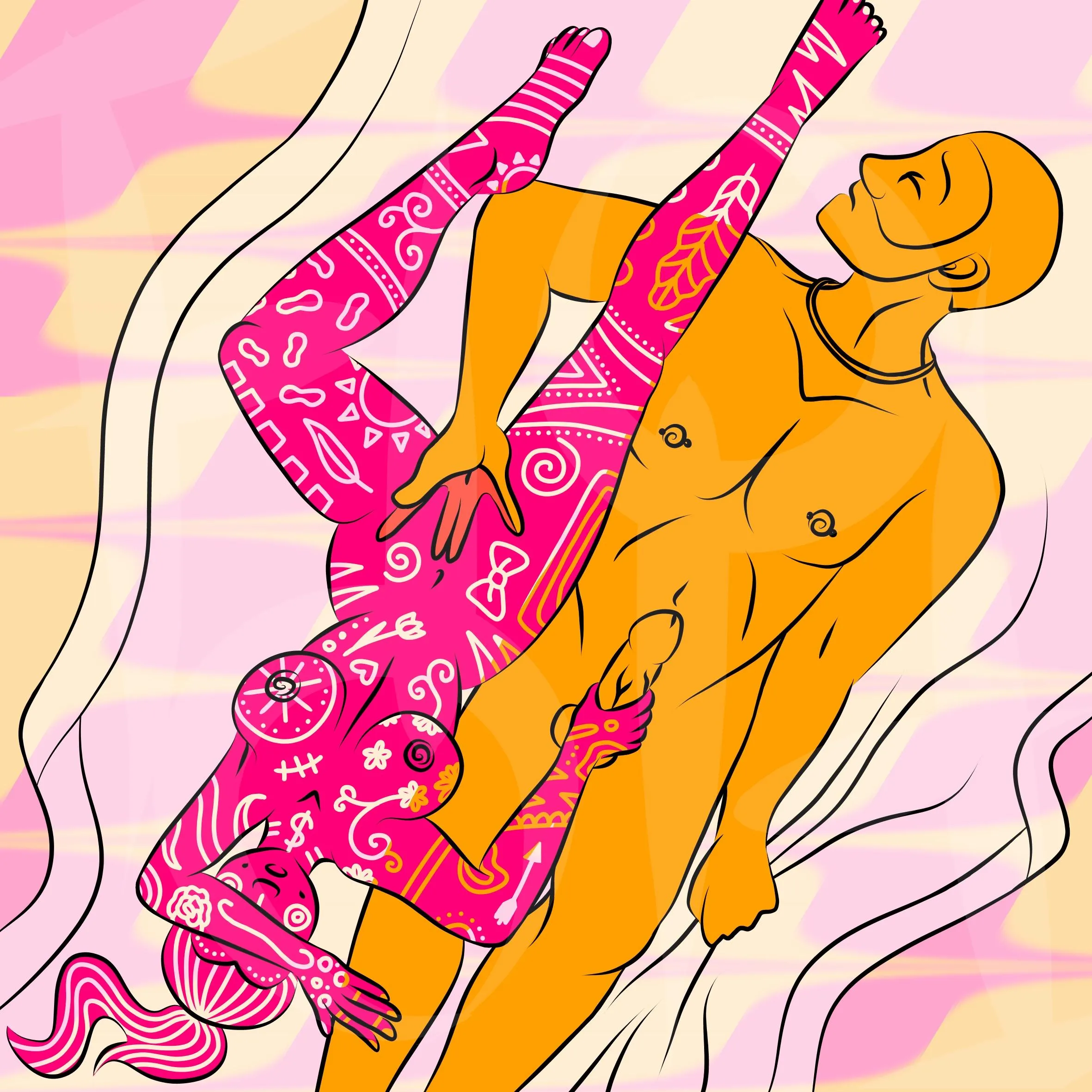 fuscia + pepper by me posted by Curious_Hexagon