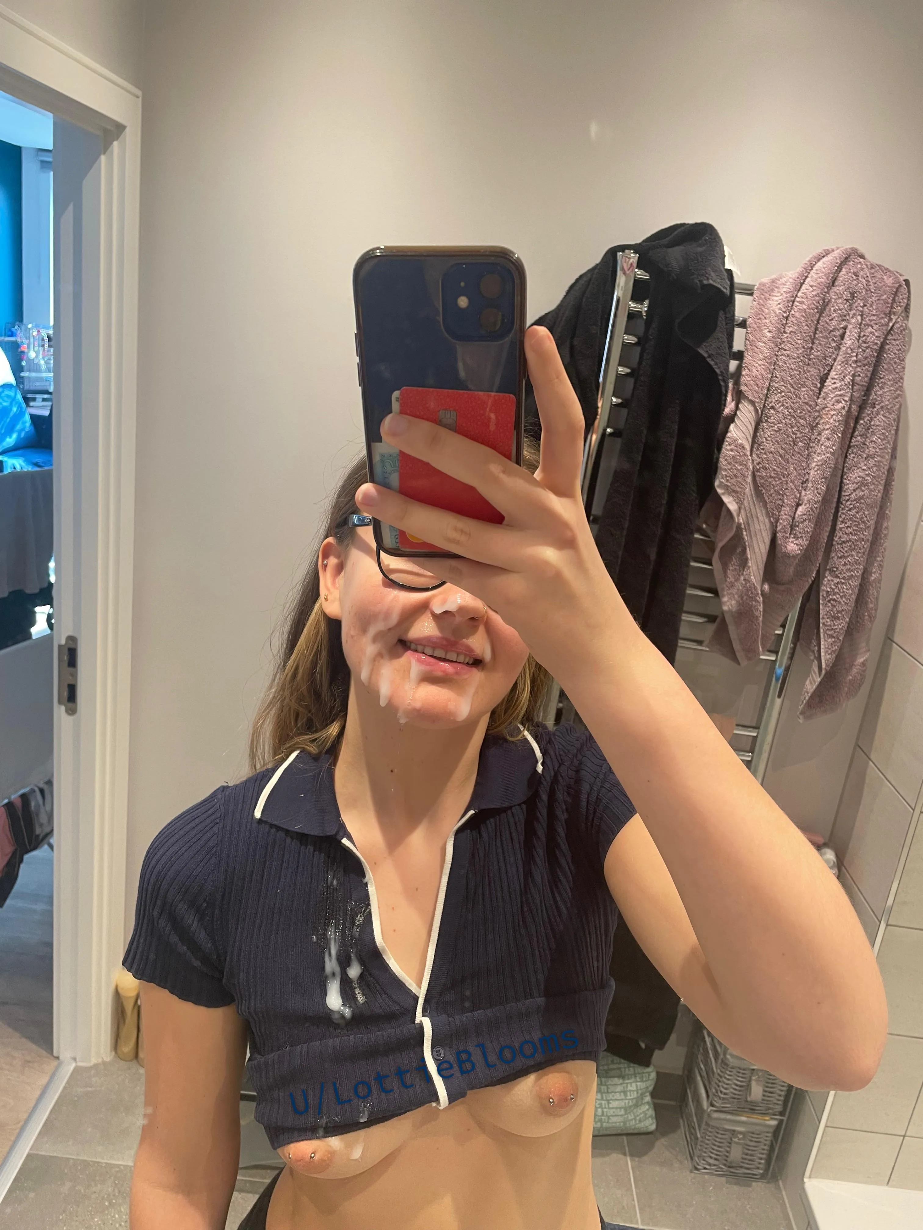 He wanted to give me a quick facial before I start lectures posted by LottieBlooms