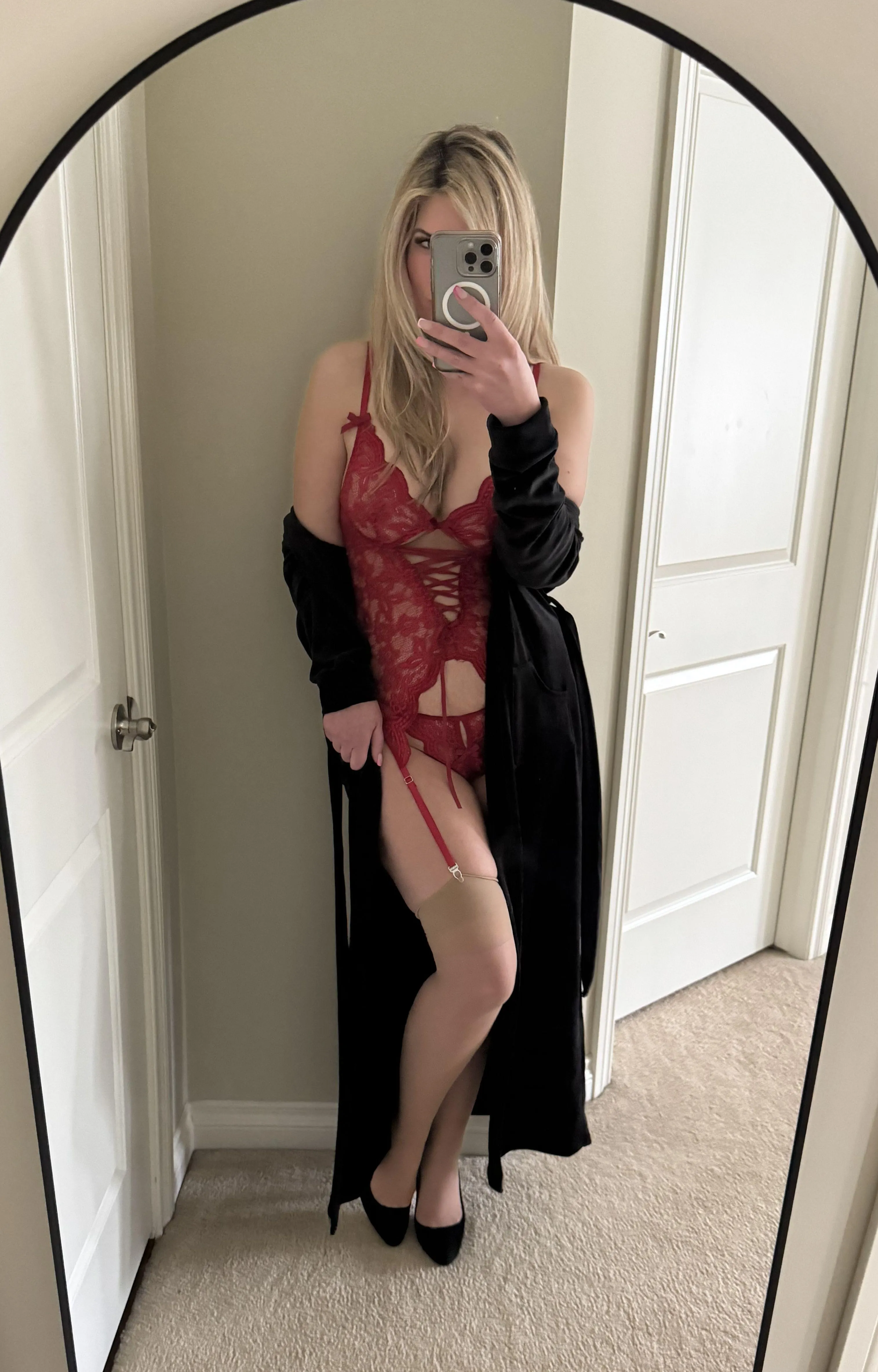 I love a little pop of color under my dress posted by legally_mel