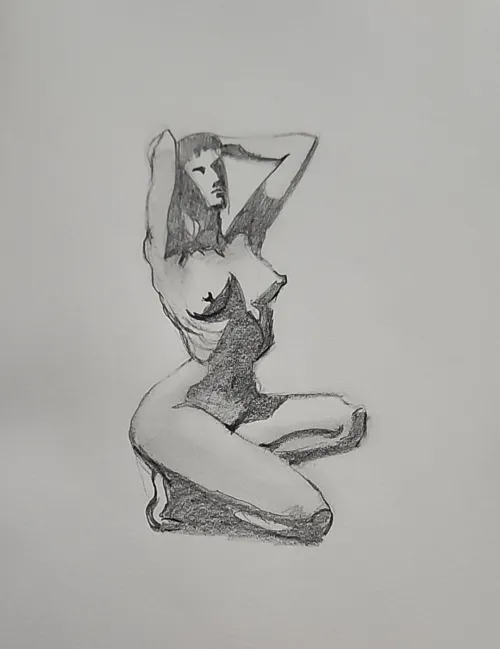 Kneeling by me by vohhov