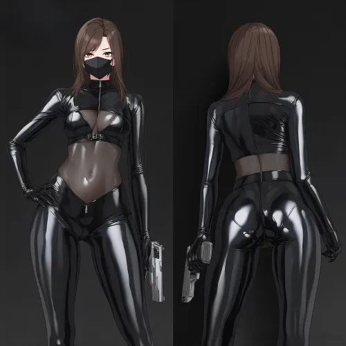 Latex Mercenary by CheetahSperm18