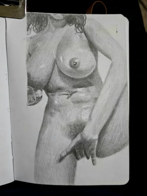 My 2nd ever nude drawing by me by seazart1