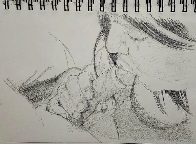 Sketche for a fun couple 2 by me by Obvious_Union_9711