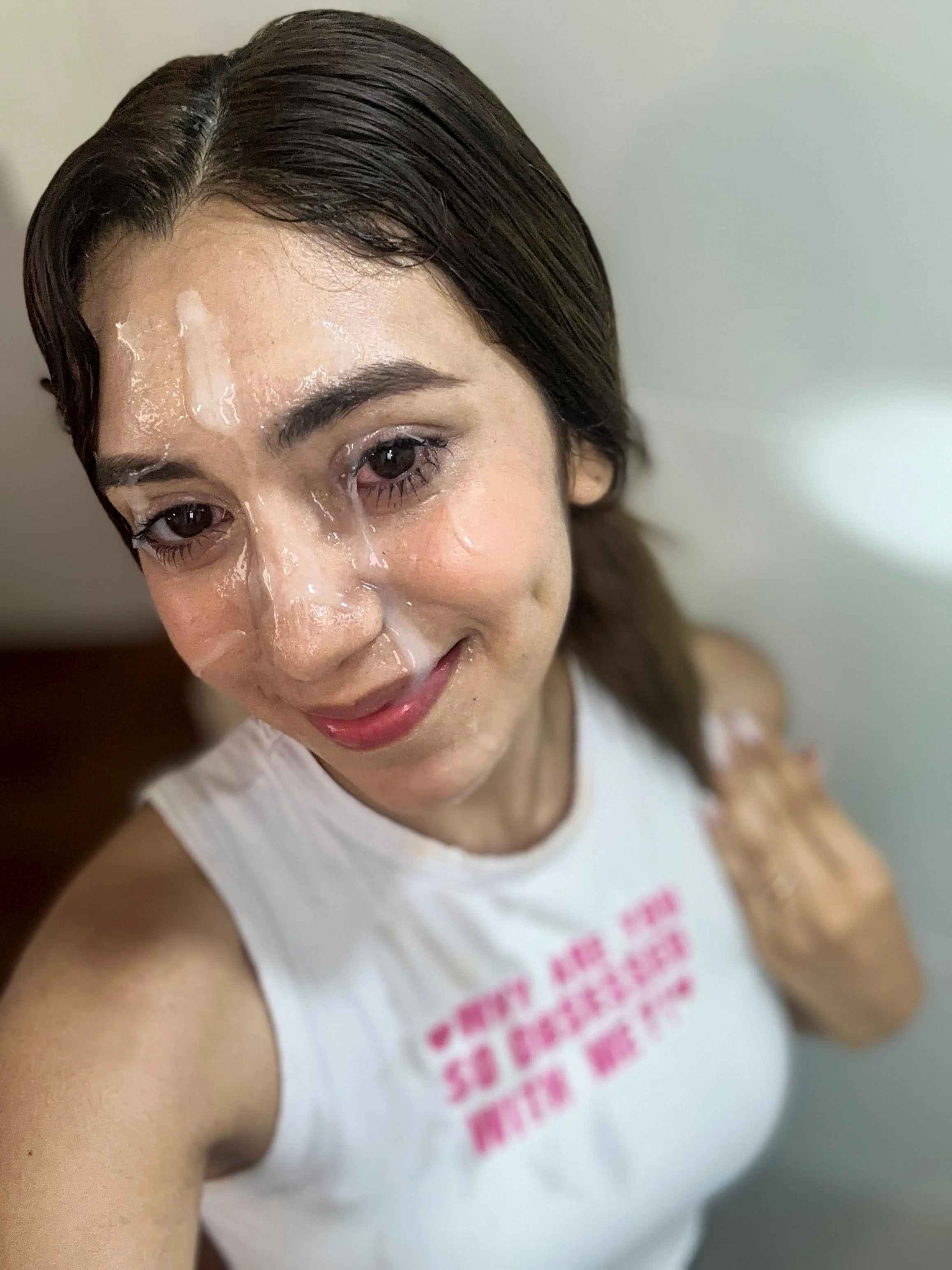 Smiling after receiving what I deserve posted by ArtemisCarmona